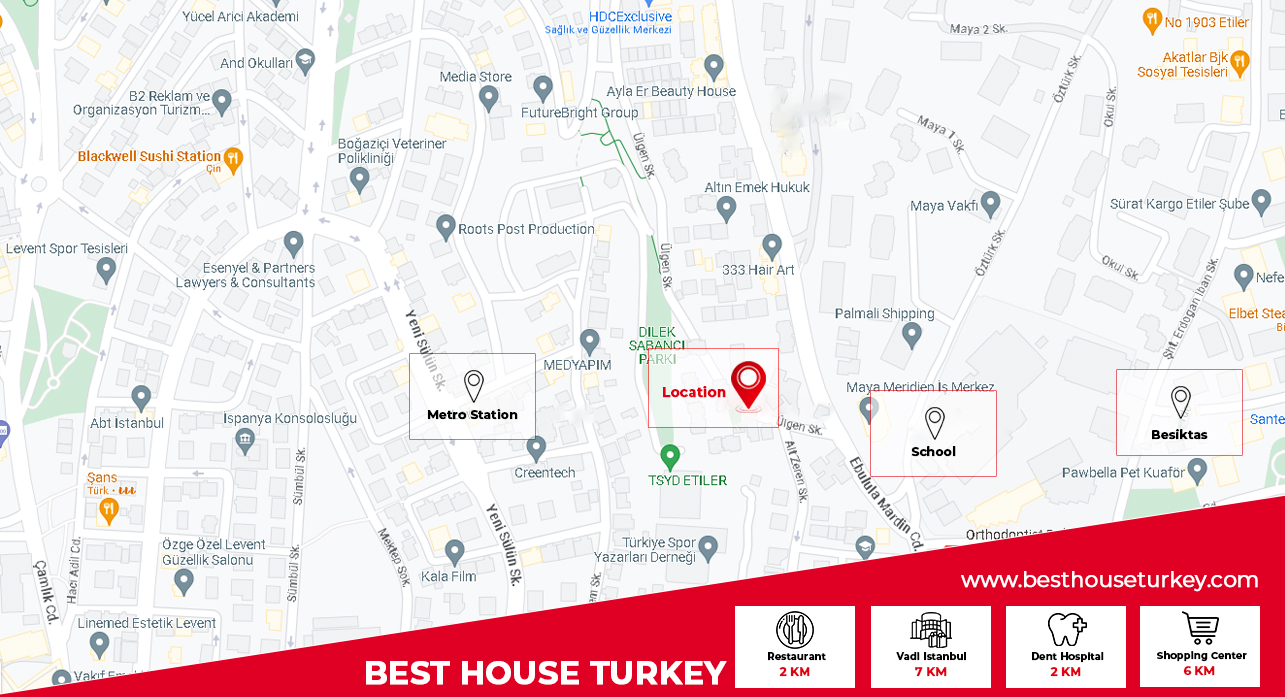 Residence for sale in Istanbul – Etiler location