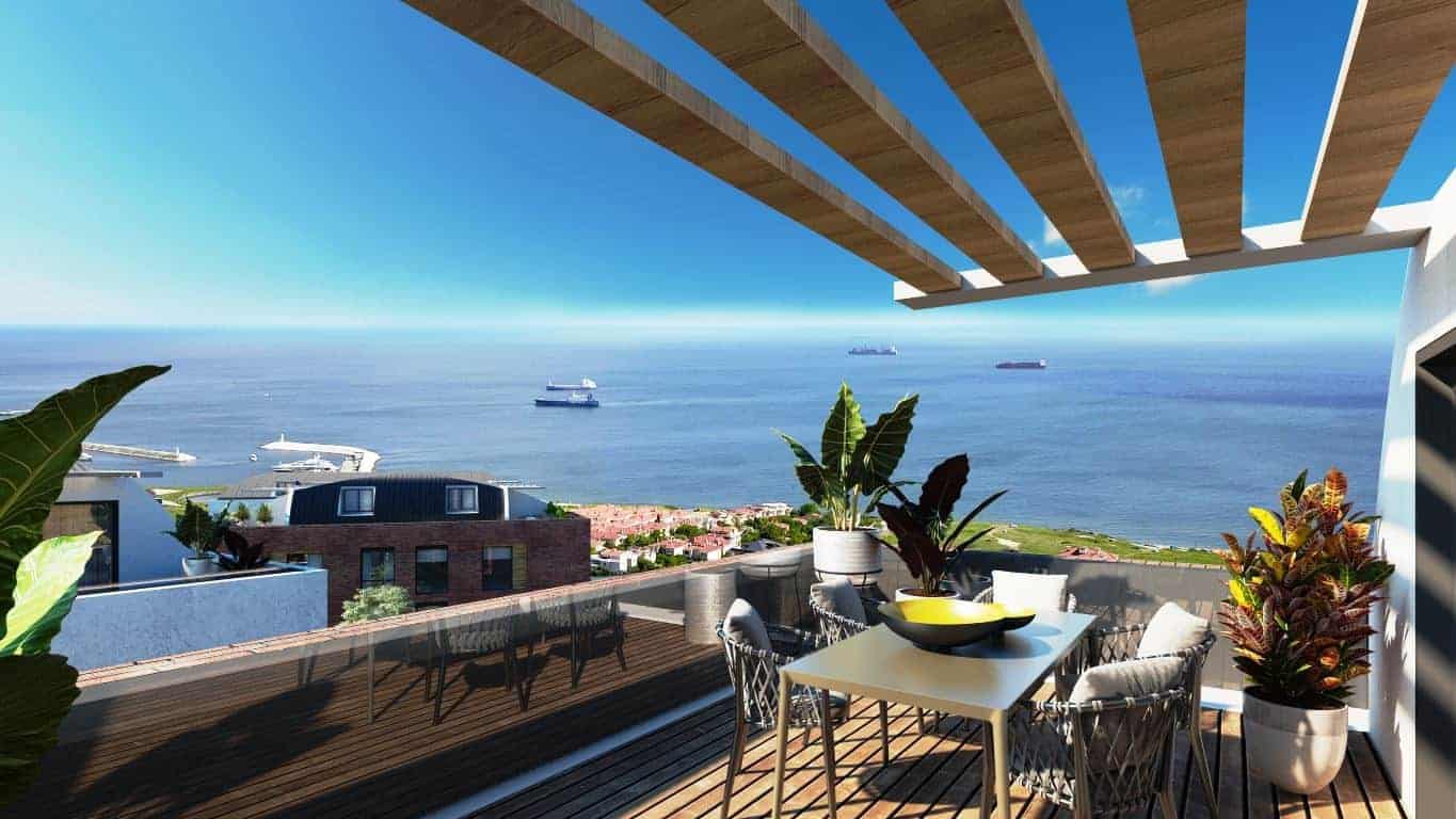 Sea View Apartment for Sale in Istanbul Turkey