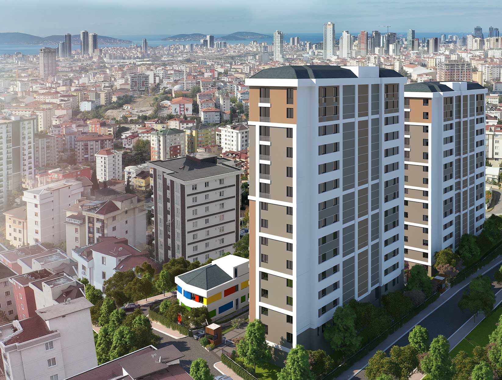 Sea View Apartment in Istanbul Kartal LFT 4 1 1