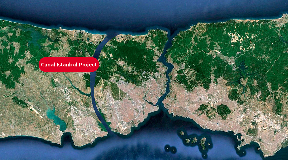 canal istanbul location